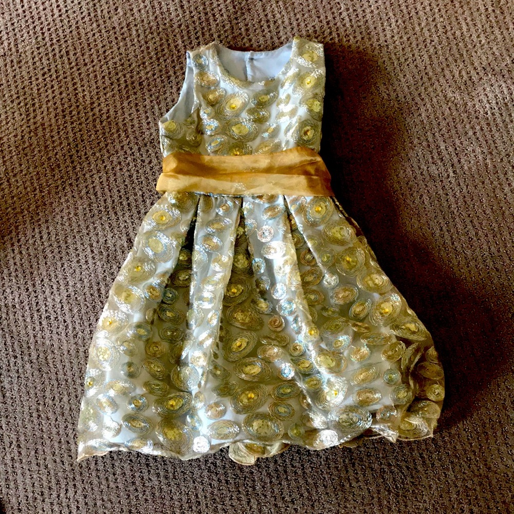 Isabel Garreton Sequin Swirl Dress Girl’s Size 12